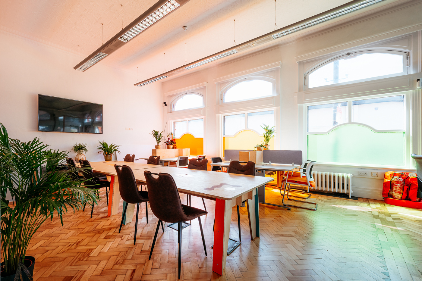 The main lobby space of Focal Point