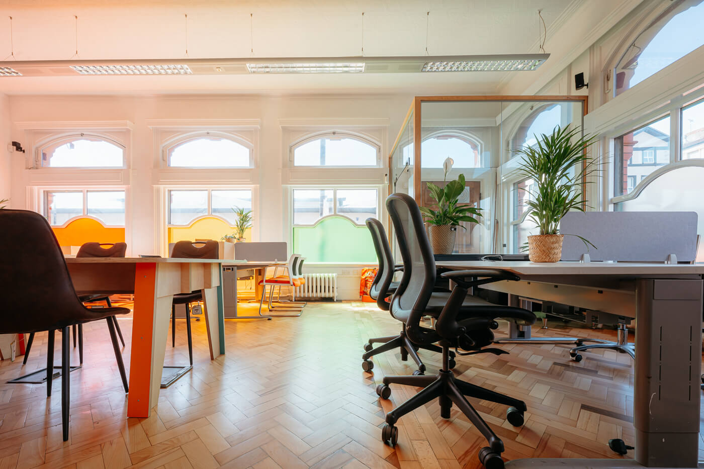 Some desks at Focal Point
