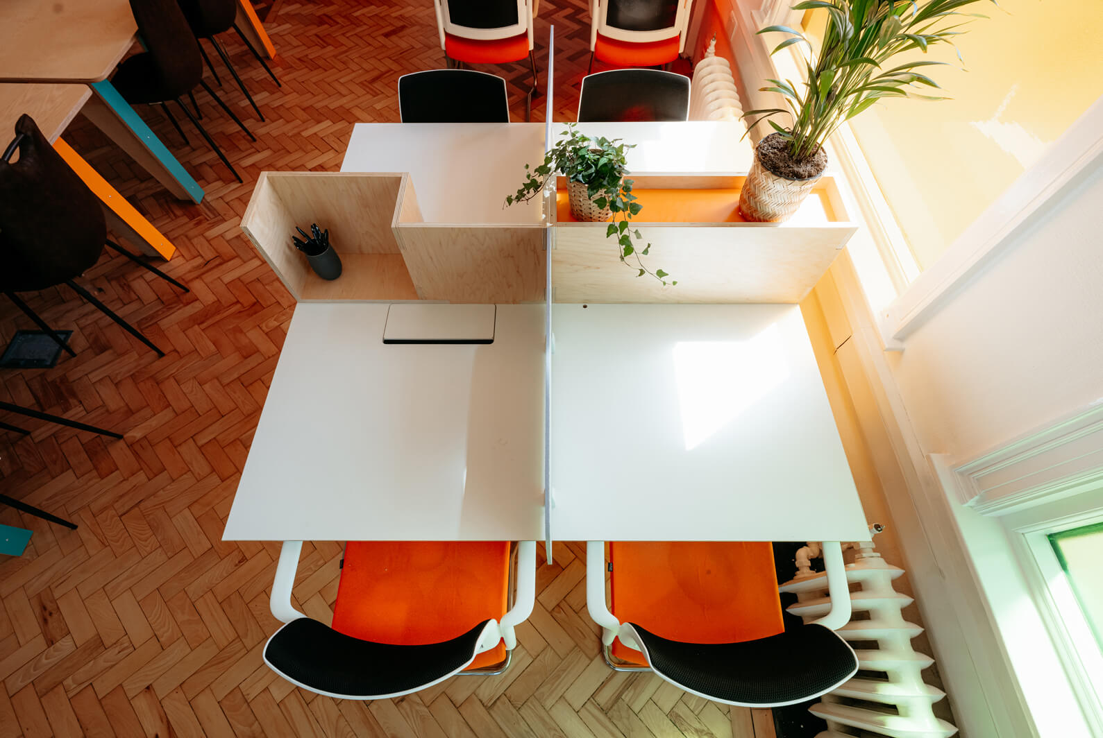 A desk at Focal Point